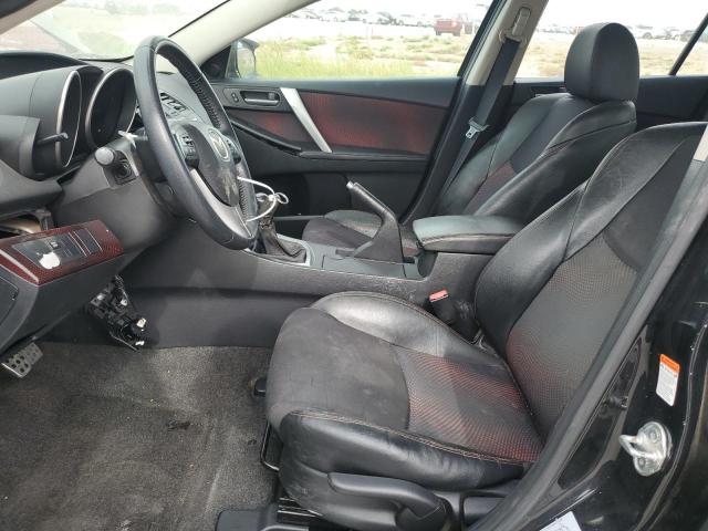 JM1BL1H32A1328388 - 2010 MAZDA SPEED 3 შავი ფოტო 7
