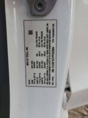 5YJ3E1EC7PF553084 - 2023 TESLA MODEL 3 თეთრი ფოტო 13