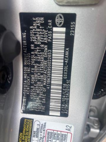 4T1BK36B95U022653 - 2005 TOYOTA AVALON XL SILVER photo 10