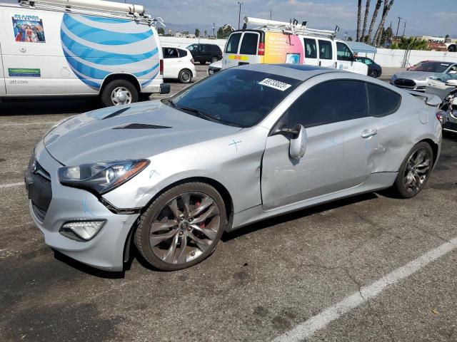 KMHHU6KJ4GU132712 - 2016 HYUNDAI GENESIS CO 3.8 R-SPEC SILVER photo 1