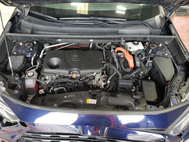 4T3RWRFV4MU025420 - 2021 TOYOTA RAV4 XLE 蓝色 照片 12