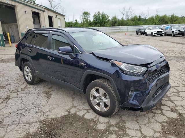 4T3RWRFV4MU025420 - 2021 TOYOTA RAV4 XLE 蓝色 照片 4