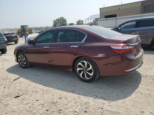1HGCR2F92GA060291 - 2016 HONDA ACCORD EXL RED photo 2
