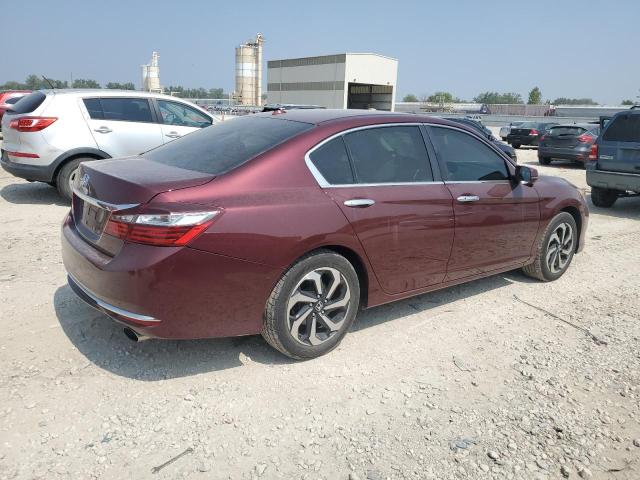 1HGCR2F92GA060291 - 2016 HONDA ACCORD EXL RED photo 3