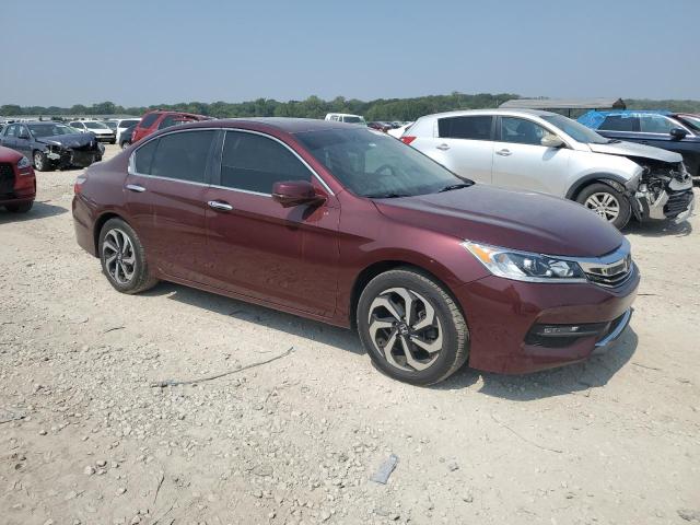 1HGCR2F92GA060291 - 2016 HONDA ACCORD EXL RED photo 4
