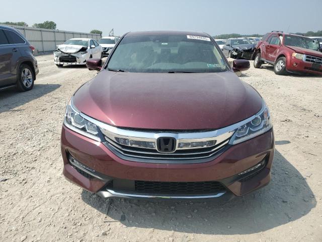 1HGCR2F92GA060291 - 2016 HONDA ACCORD EXL RED photo 5