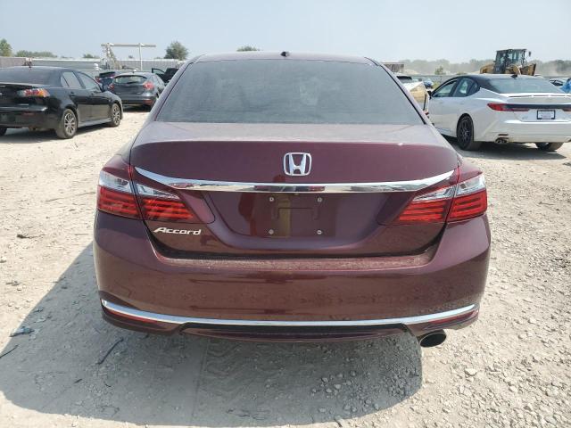 1HGCR2F92GA060291 - 2016 HONDA ACCORD EXL RED photo 6