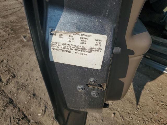 1G2NE52E75M246187 - 2005 PONTIAC GRAND AM SE ნაცრისფერი ფოტო 13