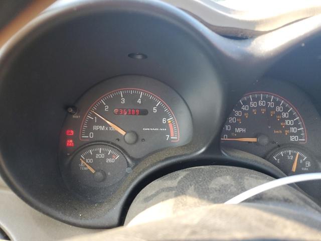 1G2NE52E75M246187 - 2005 PONTIAC GRAND AM SE ნაცრისფერი ფოტო 9