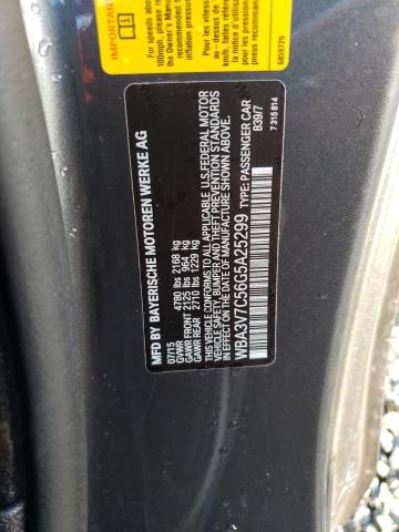 WBA3V7C56G5A25299 - 2016 BMW 428 I SULEV GRAY photo 12