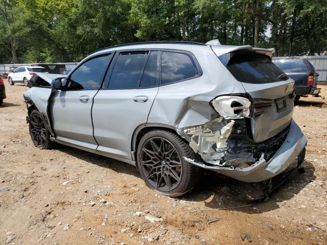 5YM13EC01N9K97245 - 2022 BMW X3 M GRAY photo 2