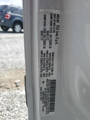ZFBERFAT8G6C48176 - 2016 RAM PROMASTER Biały zdjęcie 13