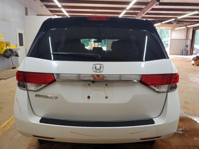 5FNRL5H63EB134501 - 2014 HONDA ODYSSEY EXL WHITE photo 6