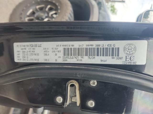 3C6UR5GL9JG174271 - 2018 RAM 2500 LONGHORN 黑色 照片 10