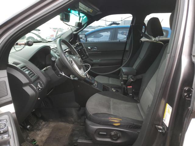 1FM5K8AR6DGA26641 - 2013 FORD EXPLORER POLICE INTERCEPTOR رمادي صورة 7