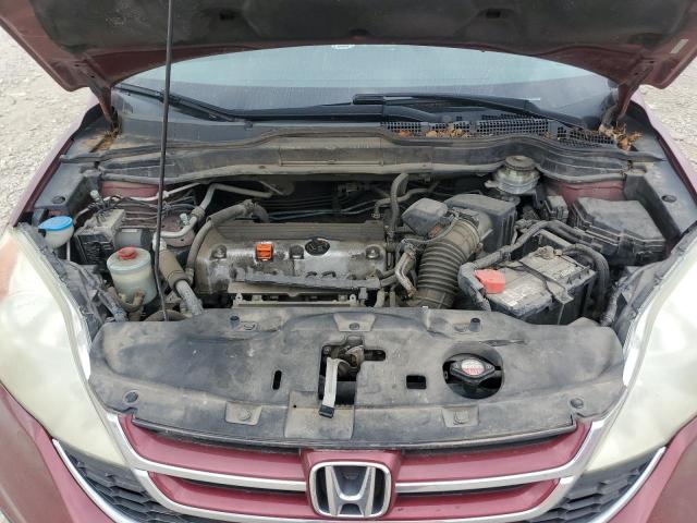 5J6RE4H78BL030022 - 2011 HONDA CR-V EXL RED photo 12