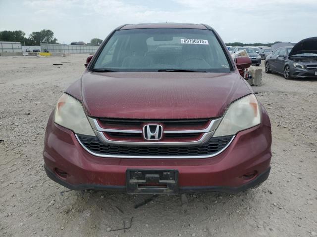5J6RE4H78BL030022 - 2011 HONDA CR-V EXL RED photo 5