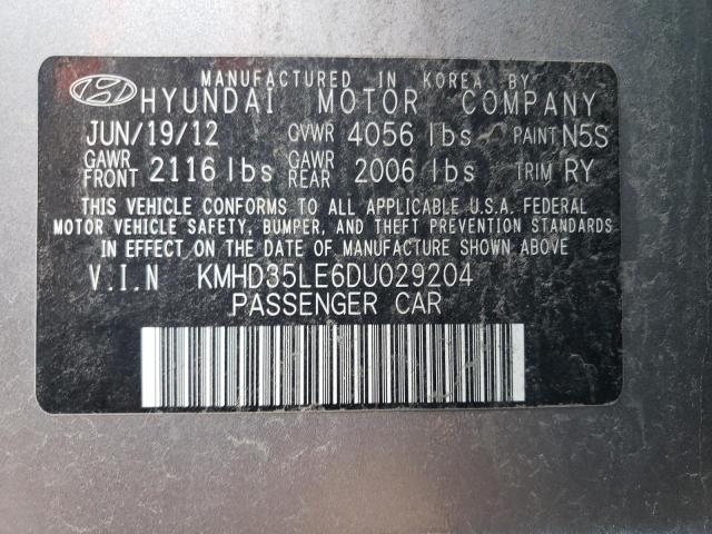 KMHD35LE6DU029204 - 2013 HYUNDAI ELANTRA GT SILVER photo 13