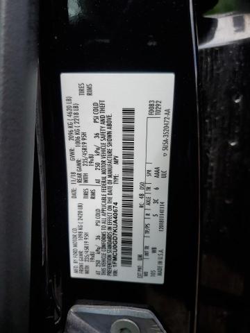 1FMCU0GD7KUA40674 - 2019 FORD ESCAPE SE BLACK photo 14