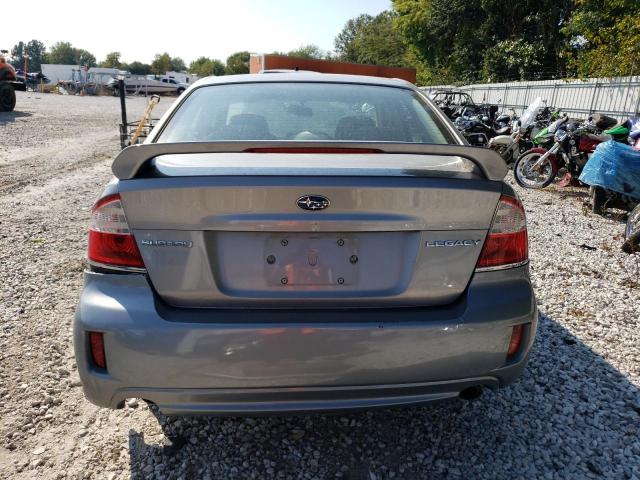 4S3BL616787223967 - 2008 SUBARU LEGACY 2.5I SILVER photo 6