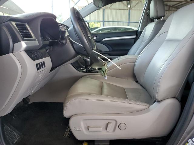 5TDKZRFH2KS562658 - 2019 TOYOTA HIGHLANDER SE GRAY photo 7
