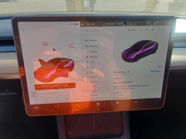 5YJ3E1EAXMF063555 - 2021 TESLA MODEL 3 WHITE photo 9