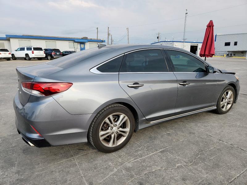 5NPE34AF2JH707788 - 2018 HYUNDAI SONATA SPORT Сұр фото 3