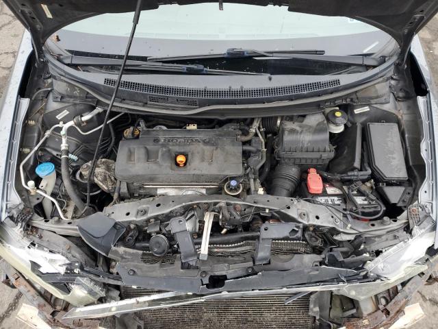 19XFB2F82CE301569 - 2012 HONDA CIVIC EX GRAY photo 11