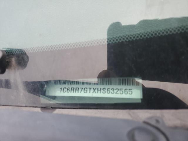 1C6RR7GTXHS632565 - 2017 RAM 1500 SLT BLACK photo 12