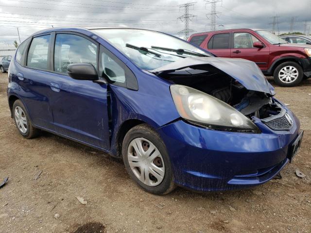 JHMGE8H20AS020922 - 2010 HONDA FIT BLUE photo 4