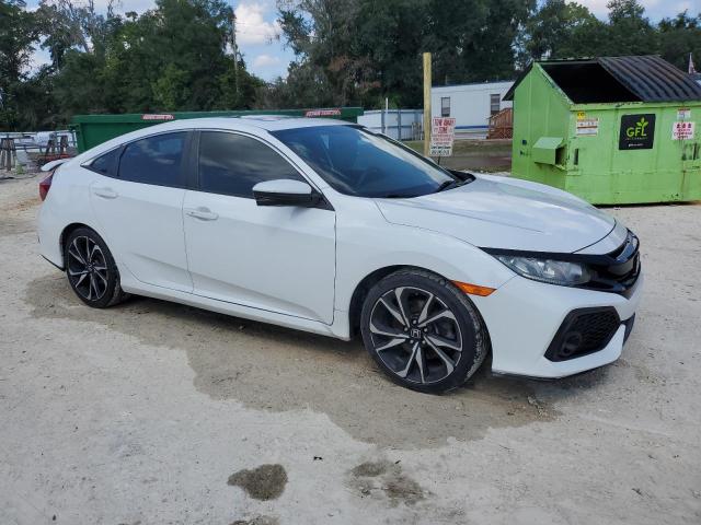 2HGFC1E53KH703331 - 2019 HONDA CIVIC SI WHITE photo 4