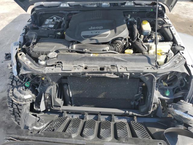 1C4BJWEG1JL937518 - 2018 JEEP WRANGLER UNLIMITED SAHARA SILVER photo 12