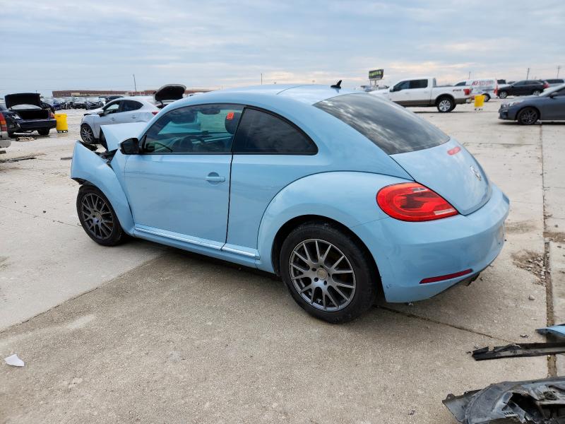 3VWJX7AT8DM676732 - 2013 VOLKSWAGEN BEETLE TURQUOISE photo 2