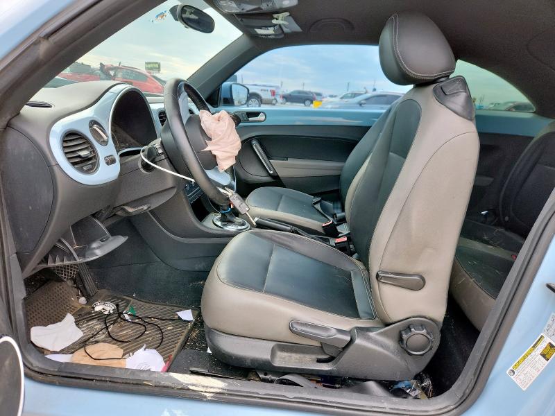 3VWJX7AT8DM676732 - 2013 VOLKSWAGEN BEETLE TURQUOISE photo 7