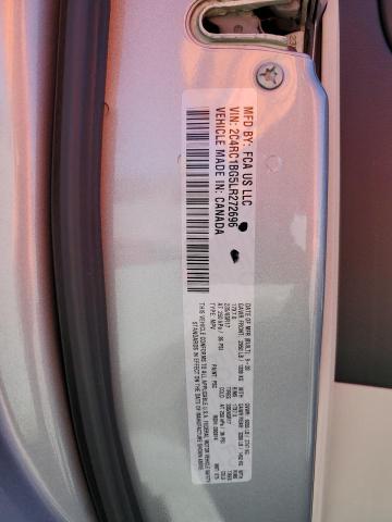 2C4RC1BG5LR272696 - 2020 CHRYSLER PACIFICA TOURING L SILVER photo 13