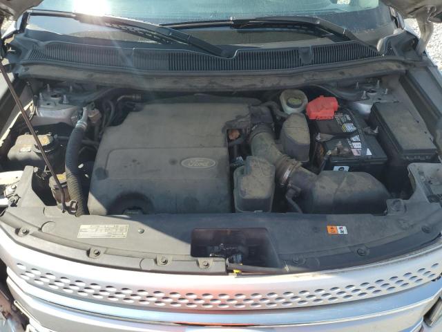 1FMHK8F88CGA15359 - 2012 FORD EXPLORER LIMITED Сріблястий фото 12