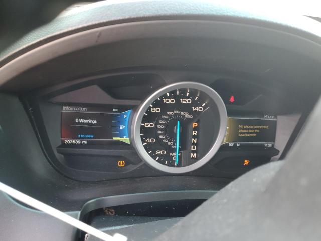 1FMHK8F88CGA15359 - 2012 FORD EXPLORER LIMITED Сріблястий фото 9