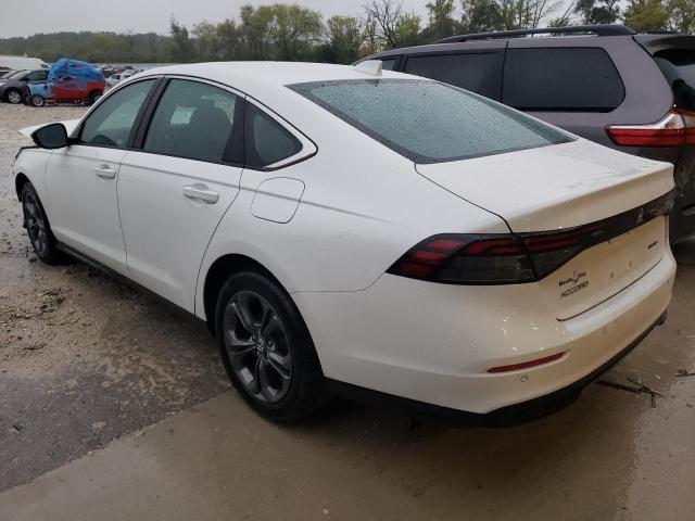 1HGCY2F63PA026689 - 2023 HONDA ACCORD HYBRID EXL WHITE photo 2