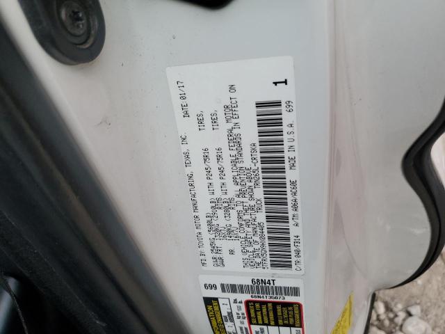 5TFRX5GN9HX084405 - 2017 TOYOTA TACOMA ACCESS CAB 白色 照片 12