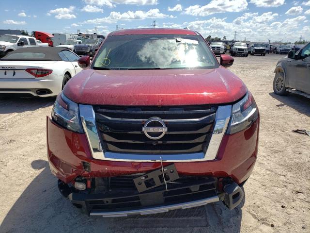 5N1DR3CB5NC226056 - 2022 NISSAN PATHFINDER SL RED photo 5