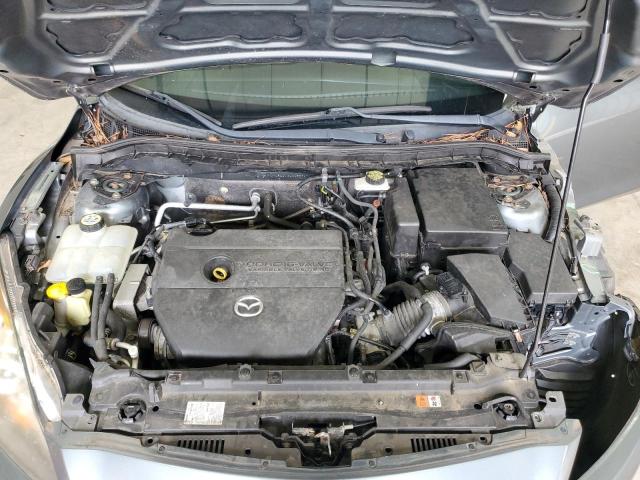 JM1BL1UG4C1533870 - 2012 MAZDA 3 I GRAY photo 11