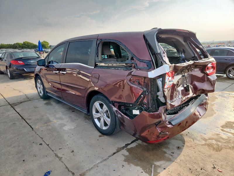 5FNRL6H50KB046725 - 2019 HONDA ODYSSEY EX Բորդո լուսանկար 2