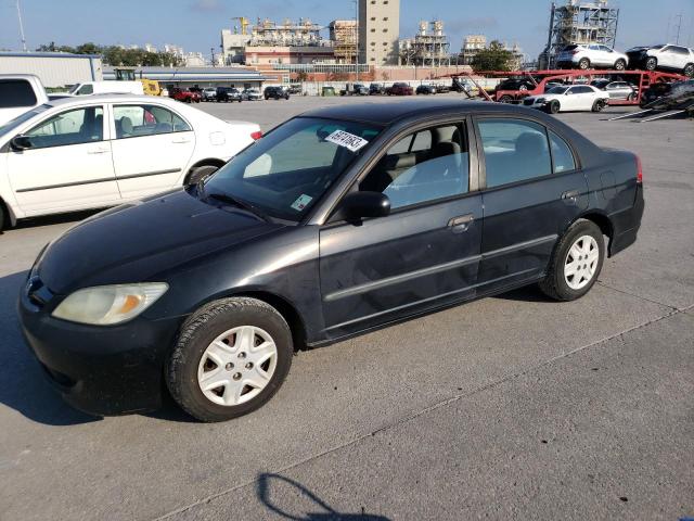 1HGES16365L010580 - 2005 HONDA CIVIC DX VP Schwarz Foto 1