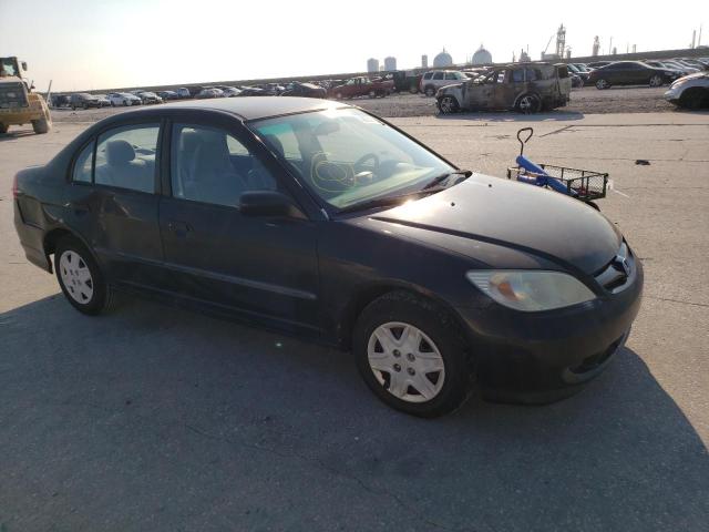 1HGES16365L010580 - 2005 HONDA CIVIC DX VP Schwarz Foto 4