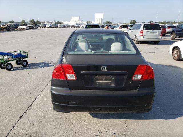 1HGES16365L010580 - 2005 HONDA CIVIC DX VP Schwarz Foto 6
