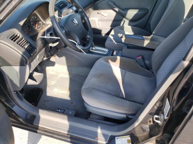 1HGES16365L010580 - 2005 HONDA CIVIC DX VP Schwarz Foto 7