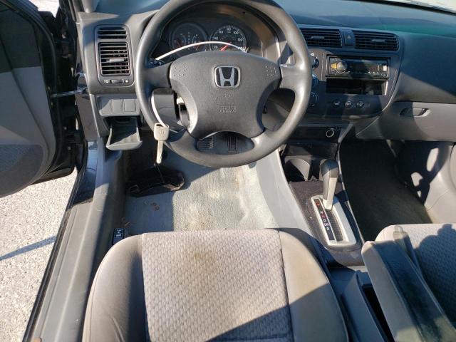 1HGES16365L010580 - 2005 HONDA CIVIC DX VP Schwarz Foto 8