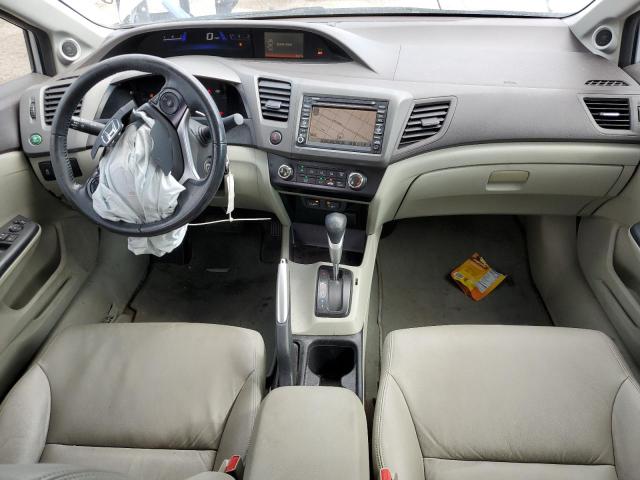 2HGFB2F95CH504518 - 2012 HONDA CIVIC EXL Srebrny zdjęcie 8