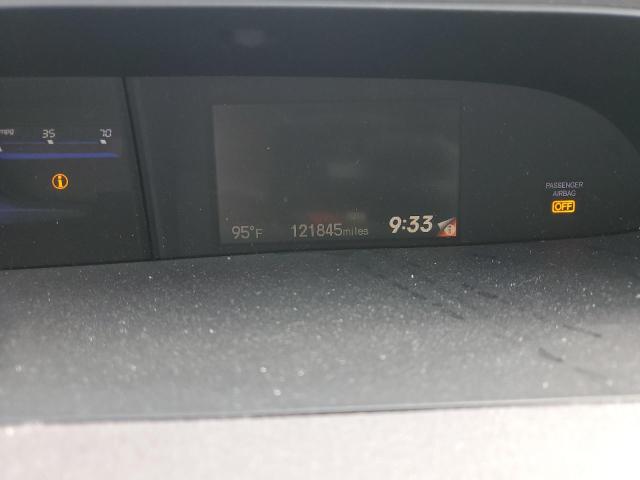 2HGFB2F95CH504518 - 2012 HONDA CIVIC EXL Srebrny zdjęcie 9