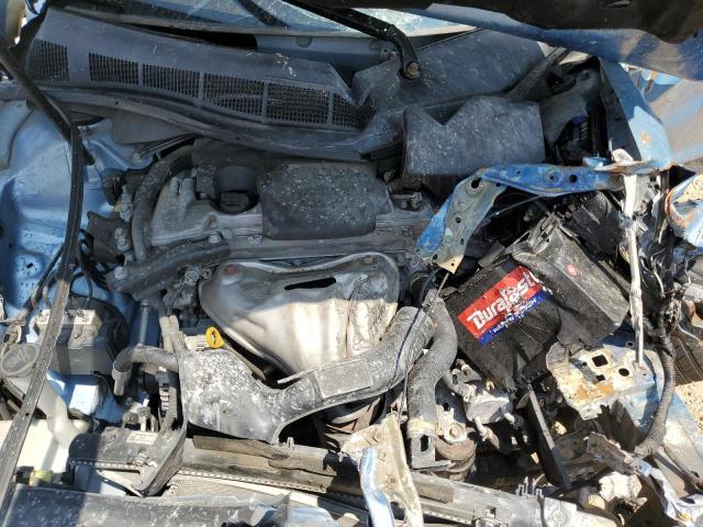 4T4BF1FK3CR218583 - 2012 TOYOTA CAMRY BASE BLUE photo 11